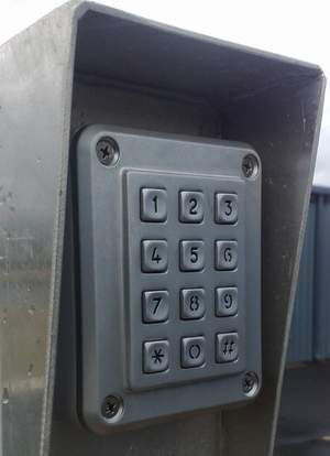 PIN Keypad - Authorised Access Only