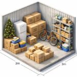 3x3 3D View of Storage Unit